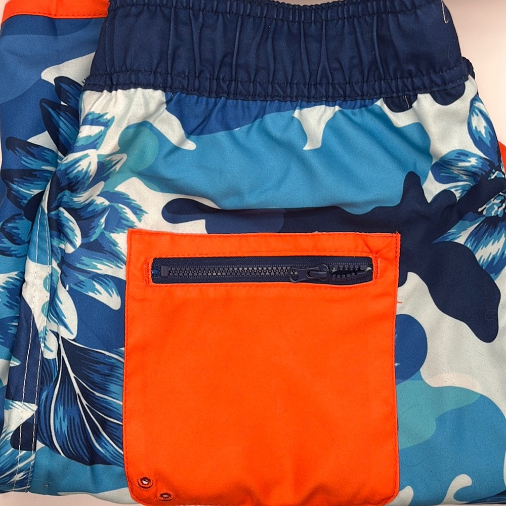 LRG summer shorts blue Hawaiian flower